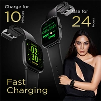 Fire-Boltt Dynamite Calling Smartwatch - Black - Black