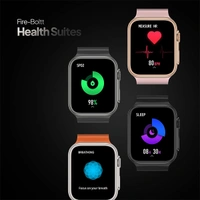 Fire-Boltt Edge 1.78" AMOLED Bluetooth Calling Smart Watch with AI Voice Assistant - Pink - Pink