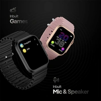 Fire-Boltt Edge 1.78" AMOLED Bluetooth Calling Smart Watch with AI Voice Assistant - Pink - Pink