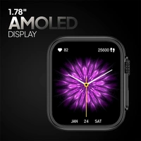Fire-Boltt Edge 1.78" AMOLED Bluetooth Calling Smart Watch with AI Voice Assistant - Pink - Pink