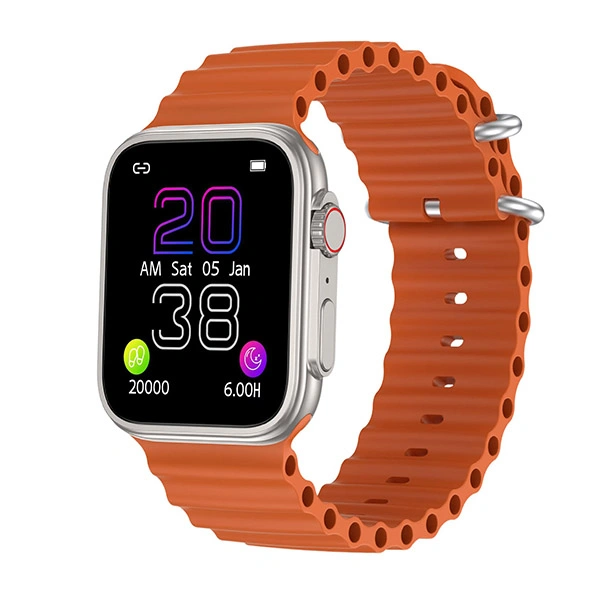 Fire-Boltt Edge 1.78" AMOLED Bluetooth Calling Smart Watch with AI Voice Assistant - Orange - Orange