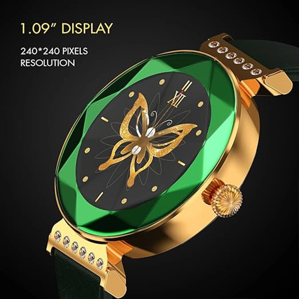Fire-Boltt Emerald Gemstone Studded Smartwatch