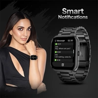 Fire-Boltt Encore Stainless Steel Smart Watch With 1.83” Full Touch Screen Display - Silver - Silver