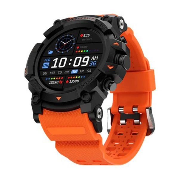 Fire-Boltt Expedition Experience Ultimate Outdoor Adventure With Smartwatch - Sunset Orange - Sunset Orange