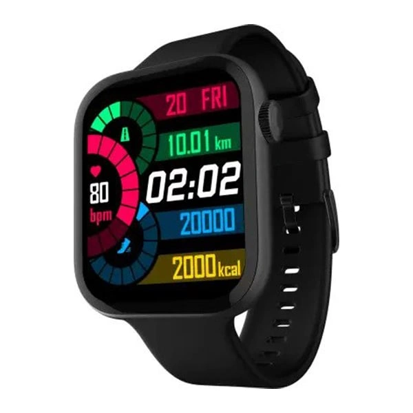 Fire-Boltt Fighter 1.81 Inch Bluetooth Calling Smartwatch with AI Voice Assistant - Blue - Blue