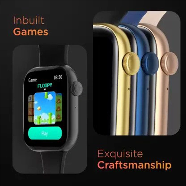 Fire-Boltt Fighter 1.81 Inch Bluetooth Calling Smartwatch with AI Voice Assistant - Blue - Blue