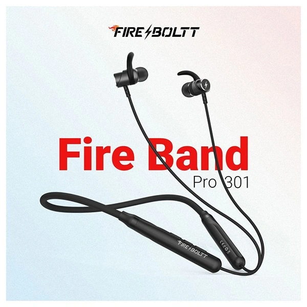 Fire-Boltt Fire Band Pro 301 Wireless Neckband - Blue - Blue