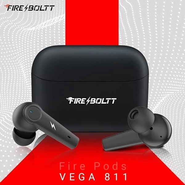 Fire-Boltt Fireboltt Fire Pods Vega 811 TWS Earbuds - Red - Red