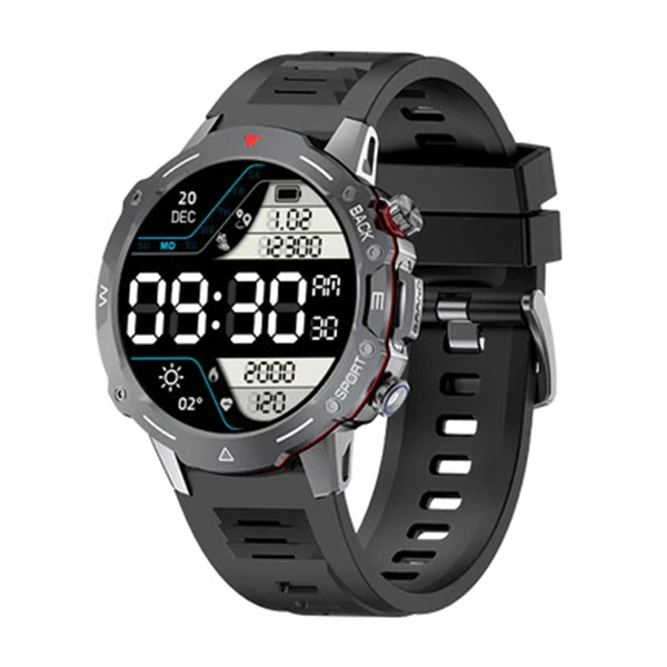 Fire-Boltt Grenade Bsw137 Bluetooth Calling 1.39 Inch Smart Watch - Black - Black