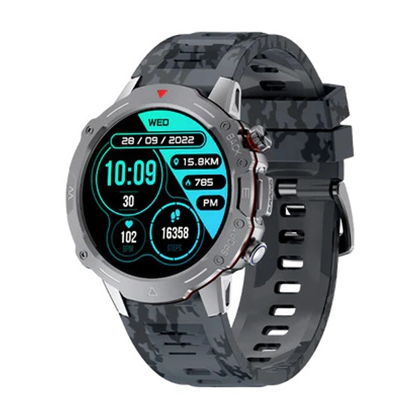 Fire-Boltt Grenade Bsw137 Bluetooth Calling 1.39 Inch Smart Watch - Camo Black - Camo Black