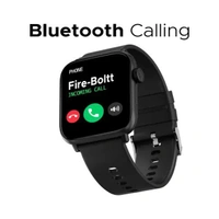 Fire-Boltt Hercules 1.83" Inch BT Calling With Voice Assist Smart Watch - Black - Black