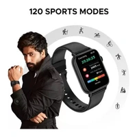Fire-Boltt Hercules 1.83" Inch BT Calling With Voice Assist Smart Watch - Black - Black