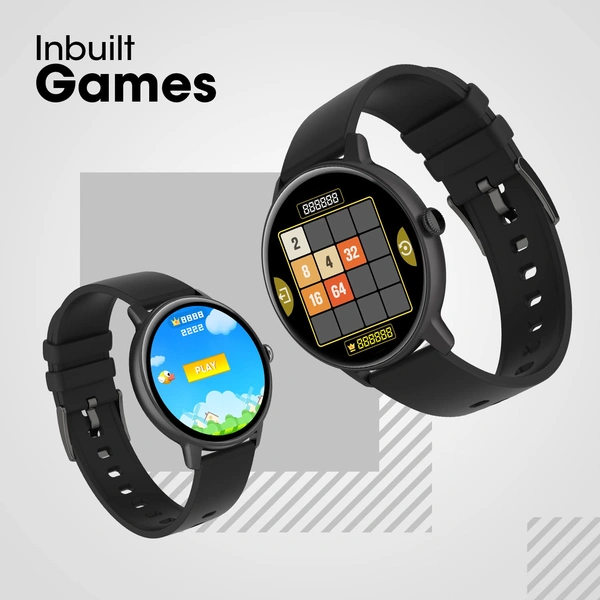 Fire-Boltt Incredible 1.3" AMOLED 360X360 Pixel Resolution Smartwatch - Black, White
