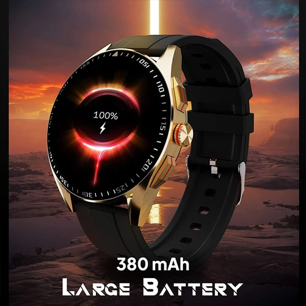 Fire-Boltt Invincible Plus Smartwatch with Bluetooth Calling - Black Velvet - Black Velvet