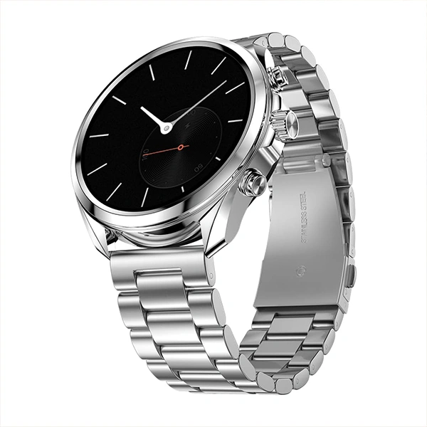 Fire-Boltt Invincible Plus Smartwatch with Bluetooth Calling - Silver Sheen - Silver Sheen