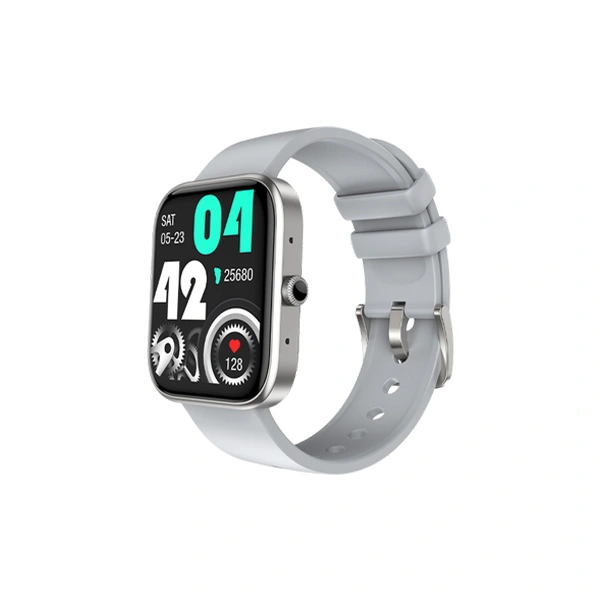 Fire-Boltt Ninja Call 2 Smart Watch with Bluetooth Calling - Silver - Silver