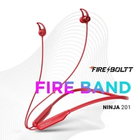 Fire-Boltt Ninja Pro 201 Bluetooth Neckband - Red - Red