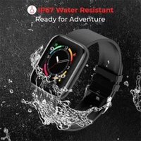 Fire-Boltt Ninja touch SpO2 Smartwatch - Black - Black
