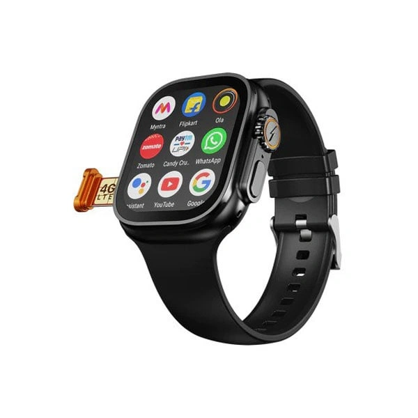 Fire-Boltt Oracle WristPhone - 4G SIM/LTE/WiFi, Android OS Smartwatch - Orange-Horizon - Orange-Horizon