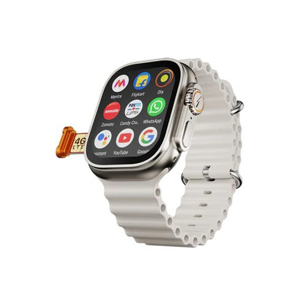 Fire-Boltt Oracle WristPhone - 4G SIM/LTE/WiFi, Android OS Smartwatch - Crystal-Tide - Crystal-Tide