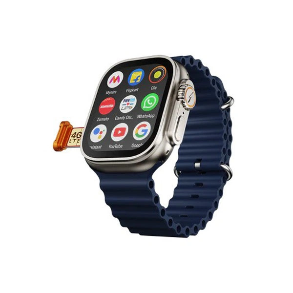 Fire-Boltt Oracle WristPhone - 4G SIM/LTE/WiFi, Android OS Smartwatch - Marine-Mirage - Marine-Mirage