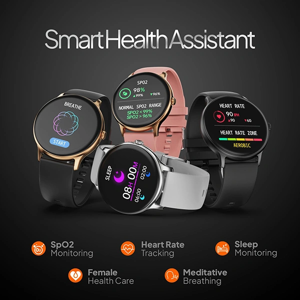 Fire-Boltt Phoenix Pro 1.39" Bluetooth Calling Smartwatch - Pink - Pink
