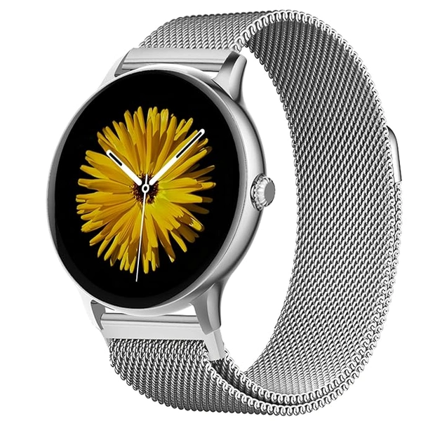 Fire-Boltt Phoenix Ultra Luxury Stainless Steel BT Calling Smartwatch - Silver - Silver