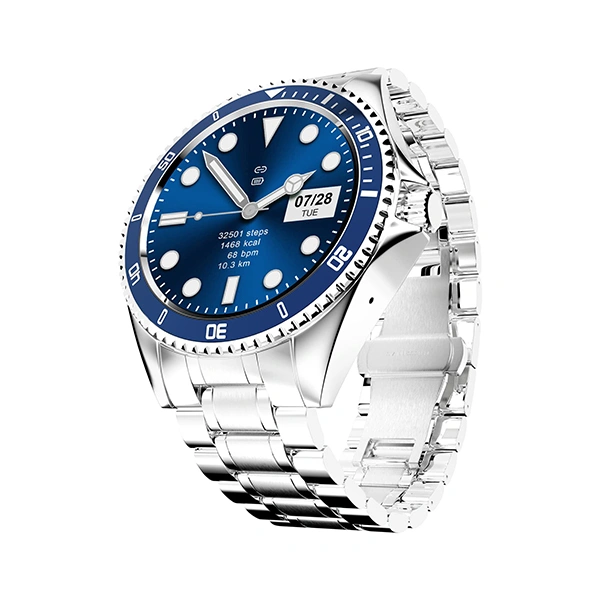 Fire-Boltt Quantum With 1.28" HD Display & BT Calling Smart Watch - Blue - Blue
