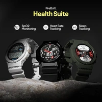 Fire-Boltt Quest 1.39" Full Touch GPS Tracking Smart Watch - Black - Black