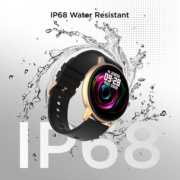 Fire-Boltt Rage Full Touch Smart Watch - Black - Black