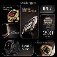 Fire-Boltt Retro 39.1mm (1.54) Display Smartwatch - Silver - Silver