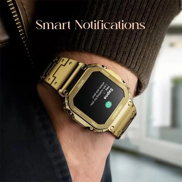 Fire-Boltt Retro 39.1mm (1.54) Display Smartwatch - Silver - Silver