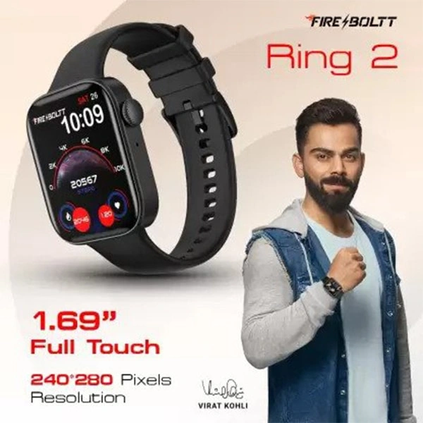 Fire-Boltt Ring 2 with calling Smartwatch - Blue - Blue