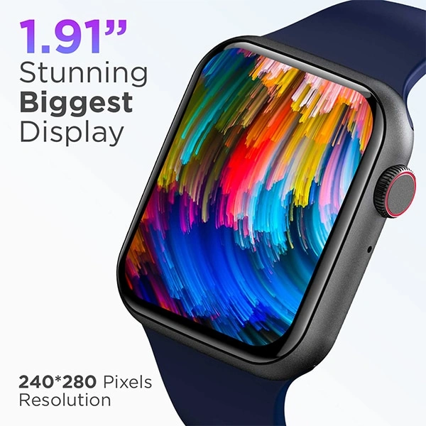 Fire-Boltt Ring Plus Calling Smartwatch - Red - Red