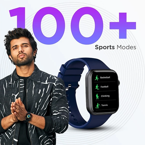 Fire-Boltt Ring Plus Calling Smartwatch - Red - Red