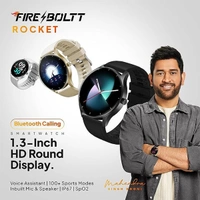 Fire-Boltt Rocket 1.3" Bluetooth Calling Smartwatch - Champagne Gold - Champagne Gold