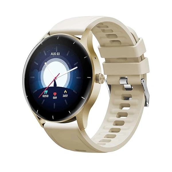 Fire-Boltt Rocket 1.3" Bluetooth Calling Smartwatch - Champagne Gold - Champagne Gold