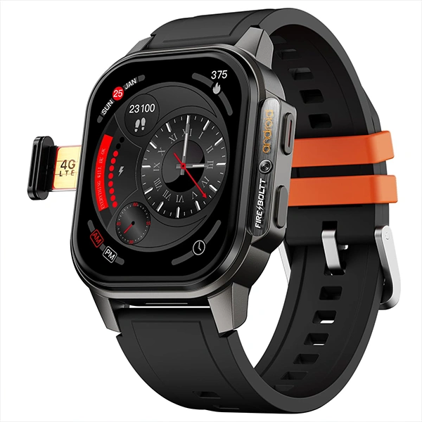 Fire-Boltt Snapp Smart Watch (2GB RAM + 16GB Storage) - Archaic Black - Archaic Black