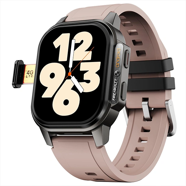 Fire-Boltt Snapp Smart Watch (2GB RAM + 16GB Storage) - Cherry Blush - Cherry Blush