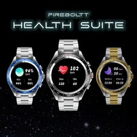 Fire-Boltt Solace Luxury Stainless Steel Smart Watch - Blue - Blue
