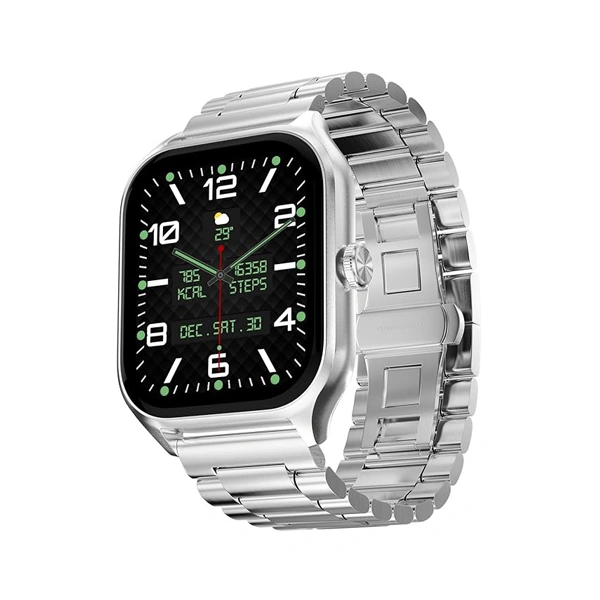 Fire-Boltt Solaris Smartwatch with Bluetooth Calling - Silver - Silver