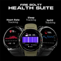 Fire-Boltt Sphere 1.6" Sporty Rugged Smartwatch - Gold Black - Gold Black