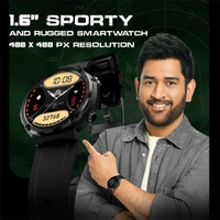 Fire-Boltt Sphere 1.6" Sporty Rugged Smartwatch - Gold Black - Gold Black