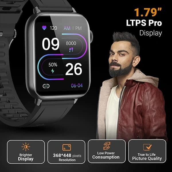 Fire-Boltt Supreme Spo2 Smart Watch - Grey - Grey