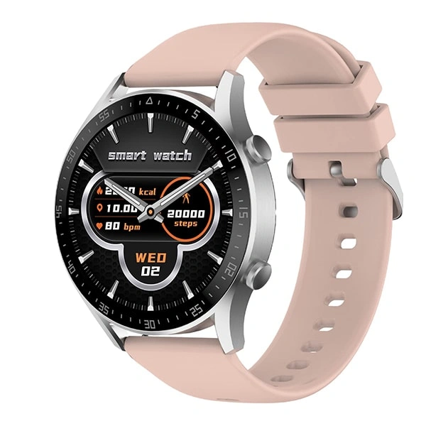 Fire-Boltt Talk 2 Bluetooth Calling Smartwatch - Silver Pink - Silver Pink