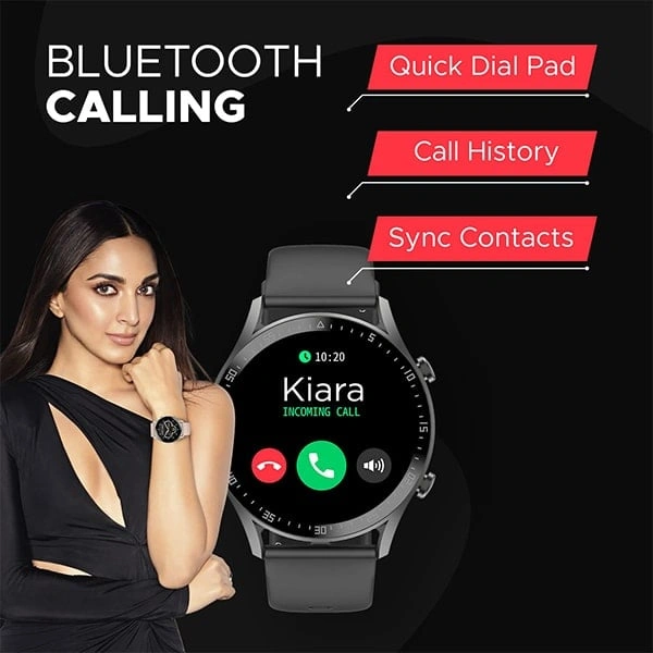 Fire-Boltt Talk 2 Bluetooth Calling Smartwatch - Silver Grey - Silver Grey