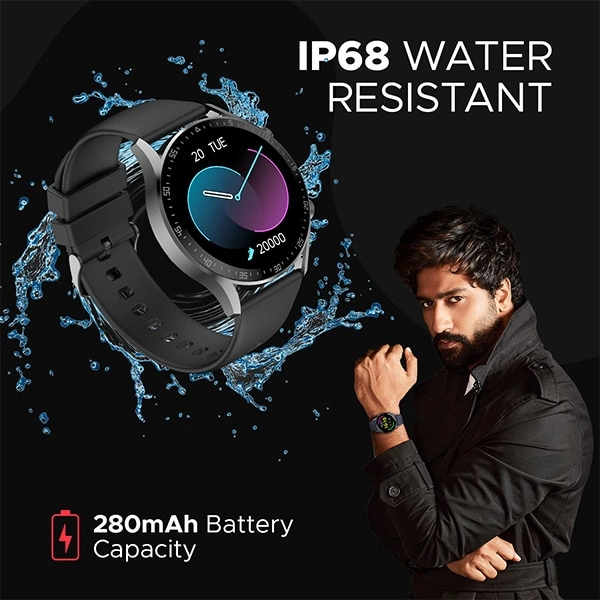 Fire-Boltt Talk 2 Bluetooth Calling Smartwatch - Silver Grey - Silver Grey