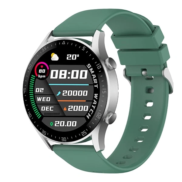 Fire-Boltt Talk 2 Bluetooth Calling Smartwatch - Silver Green - Silver Green