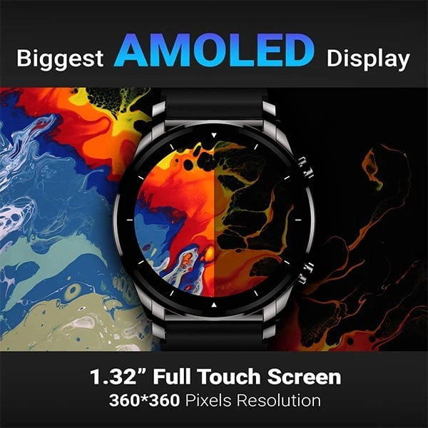 Fire-Boltt Thunder Bluetooth Calling 1.32 Inch Smartwatch with SpO2