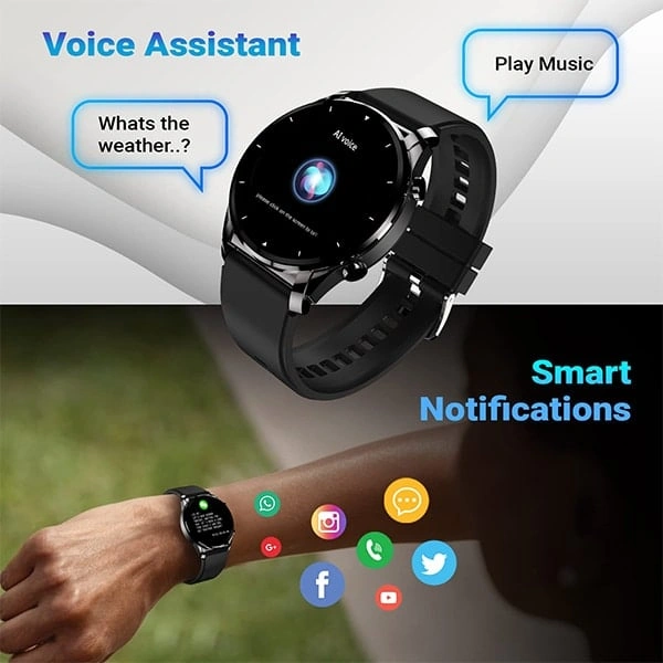 Fire-Boltt Thunder Bluetooth Calling 1.32 Inch Smartwatch with SpO2